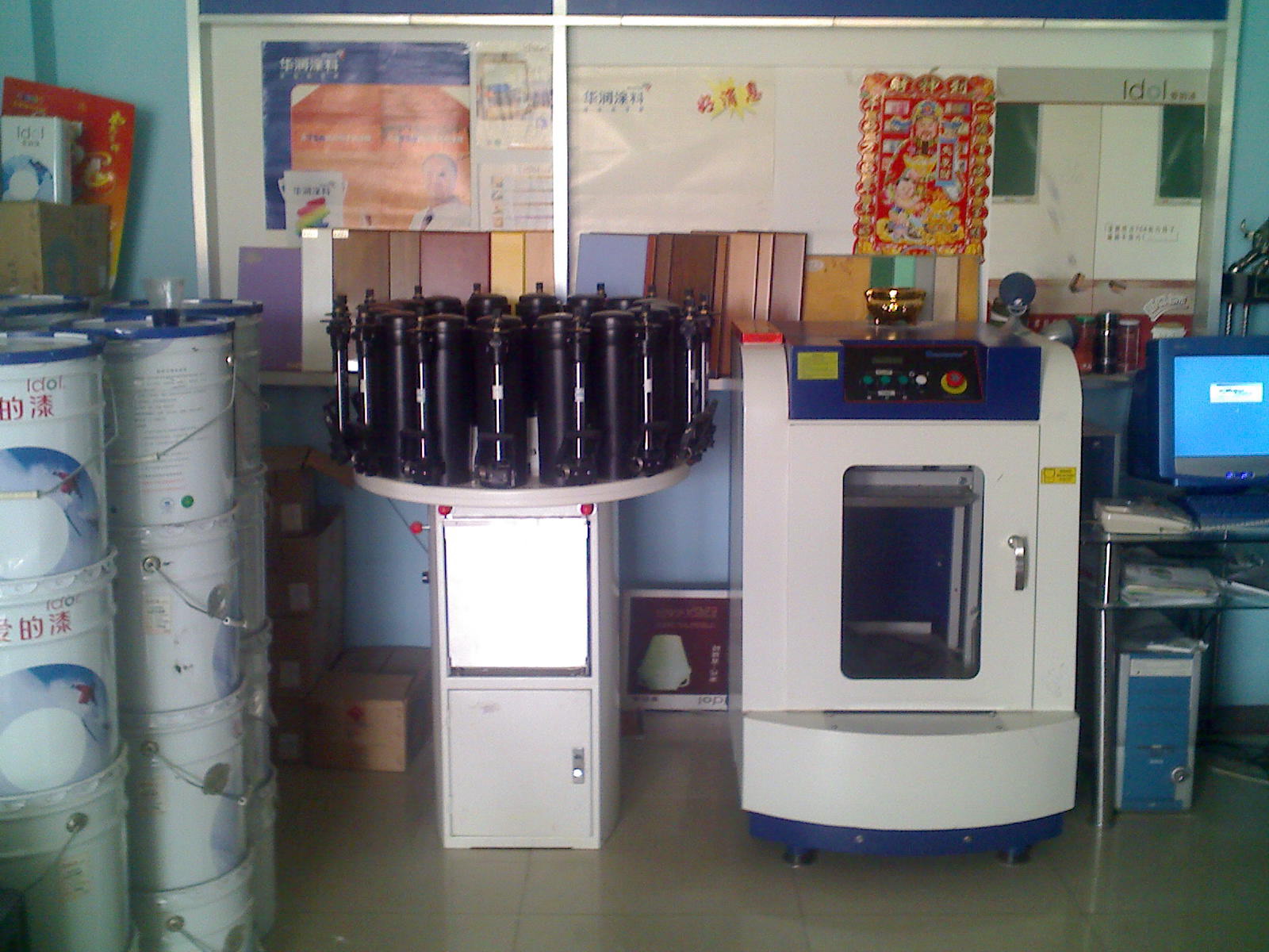 济南赋彩半自动调色机 济南赋彩半自动调色机