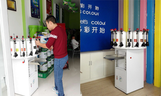 内外墙半自动电脑调色机