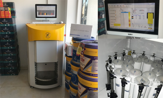 全自动乳胶漆调色设备 全自动乳胶漆调色设备